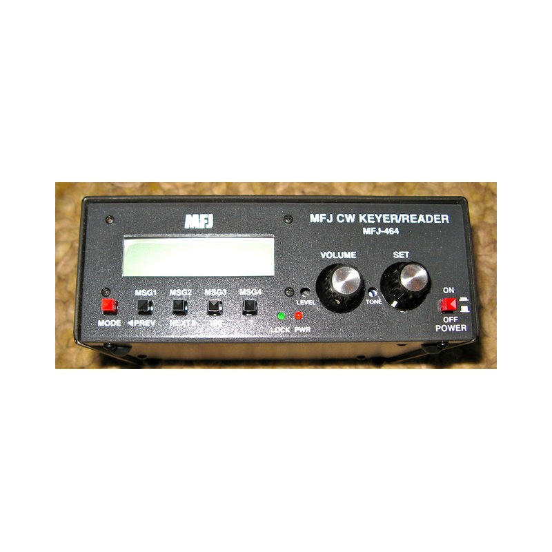 MFJ 464 Morse decoder e keyer