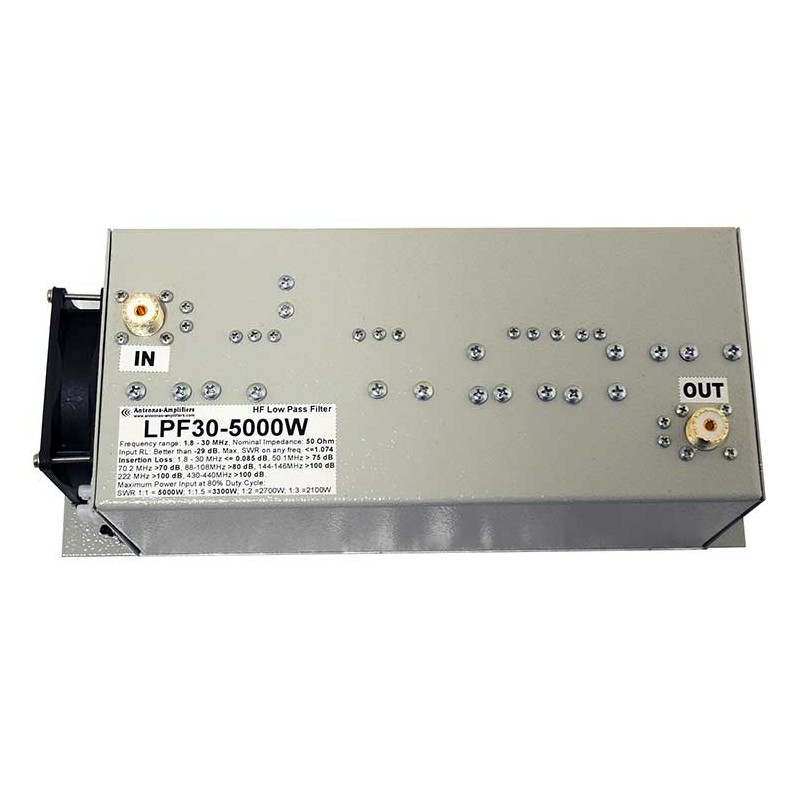 LPF30-5000 filtro passa basso 30 Mhz da 5 kw