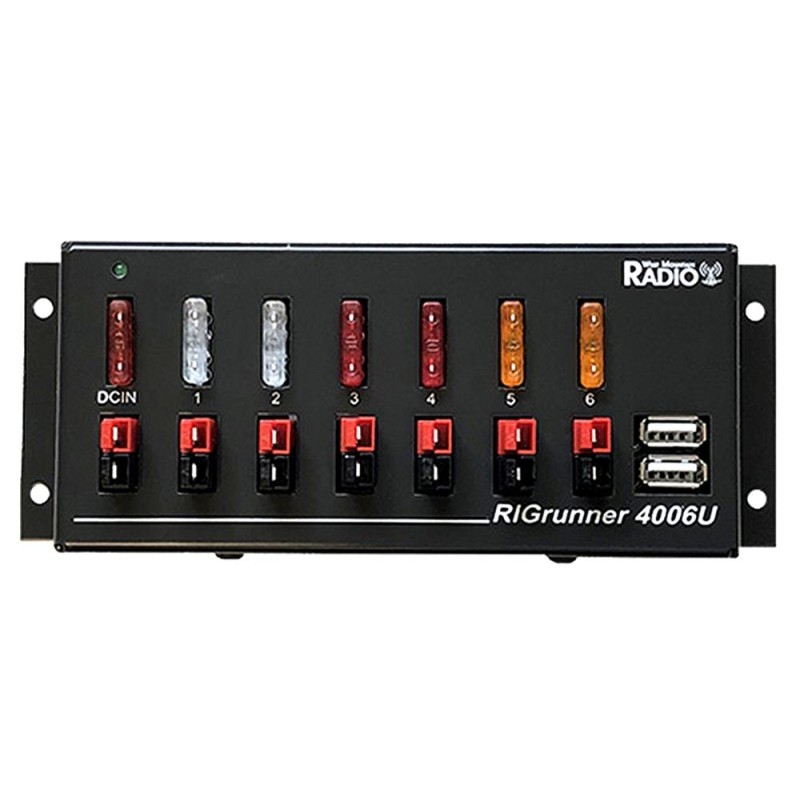 RigRunner 4006U distributore a 6 uscite e 2 prese USB