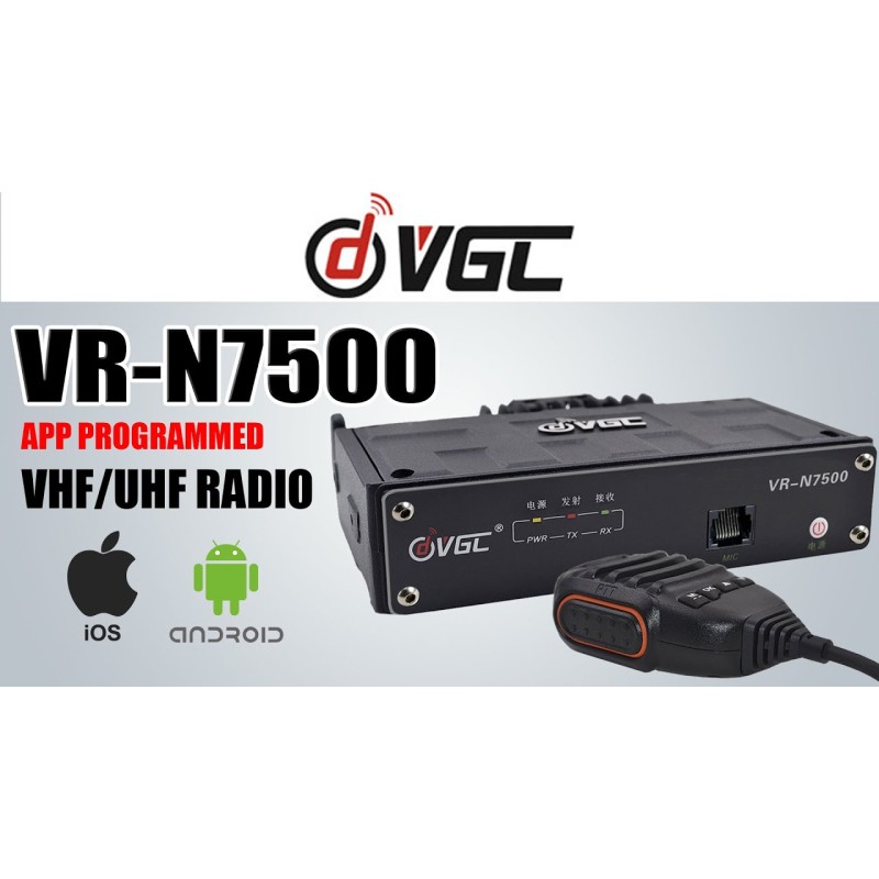 VR-N7500 ricetrasmettitore bi banda 2m/70cm con Bluetooth